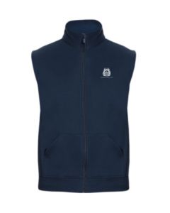 HR Crest Sleeveless Zipper Jacket